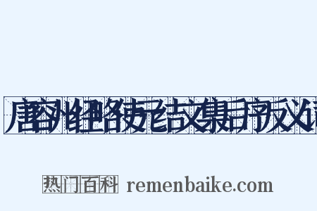 唐容州经略使元结文集后序反义词是什么意思的图片